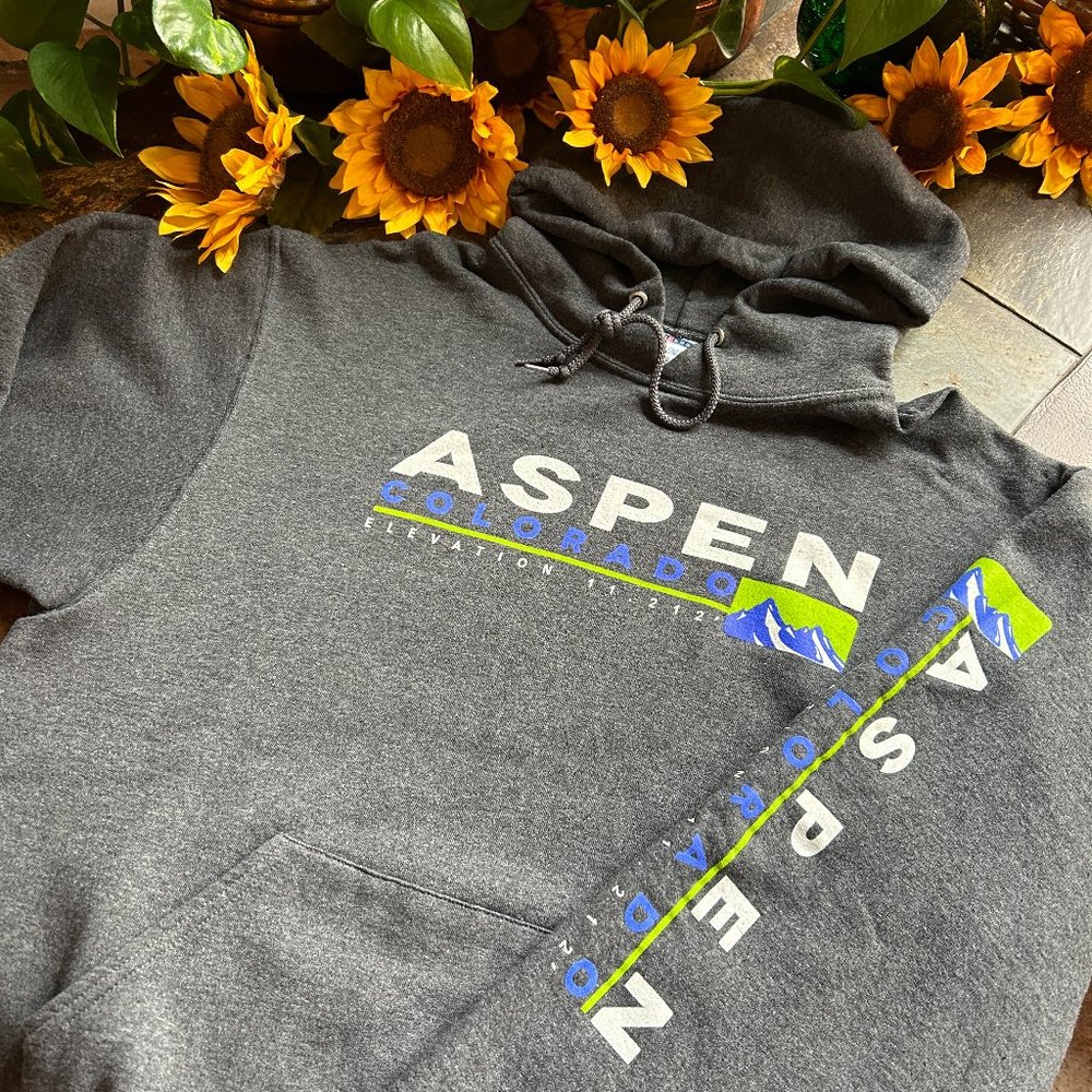 Aspen Mountain Ski Resort Hoodie (NEW) - Picture 3 of 12